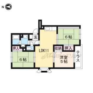 エミネンス西方【307号室】の間取り