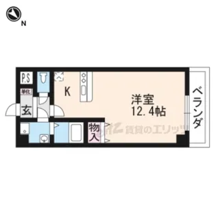 ヴェル・ベルヴィ【307号室】の間取り