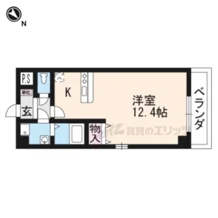 ヴェル・ベルヴィ【310号室】の間取り