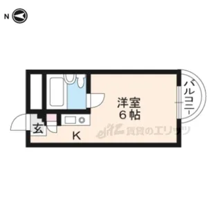 ラ・フェスタ牧野【2階】の間取り
