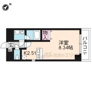 エンゼルプラザeast?【6階】の間取り