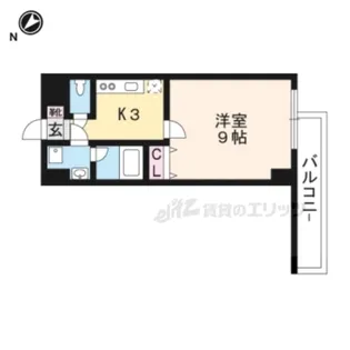 エンゼルプラザeast?【9階】の間取り