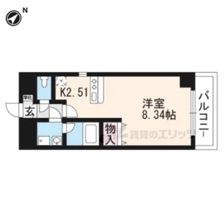 エンゼルプラザeast?【401号室】の間取り