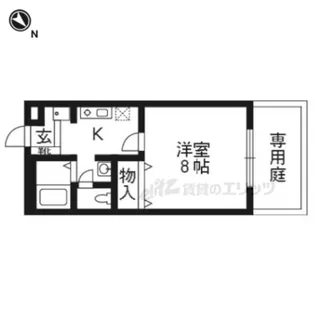 ヴィオックスアベニュー磯島【201号室】の間取り