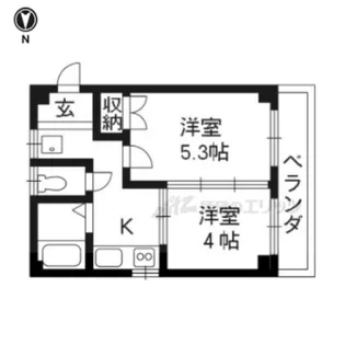M’プラザ津田駅前七番館【205号室】の間取り