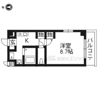 M'プラザ津田駅前十一番館【4階】の間取り