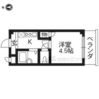 ファーストくずはFK21【302号室】の間取り