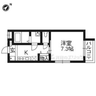 リオン【205号室】の間取り