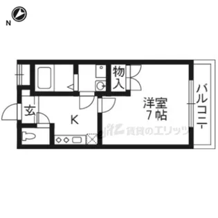 リオン【102号室】の間取り