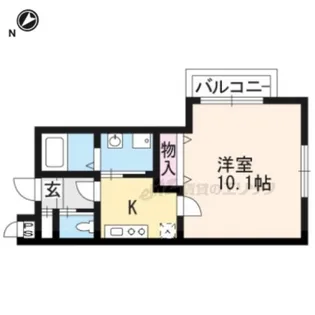エルファロ【208号室】の間取り