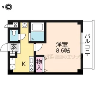 サニーハイツ?【201号室】の間取り