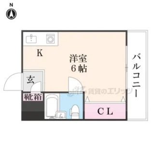 辻村ハイツ【3階】の間取り