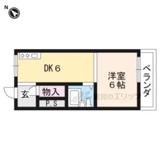 ヤングハイツ【111号室】の間取り