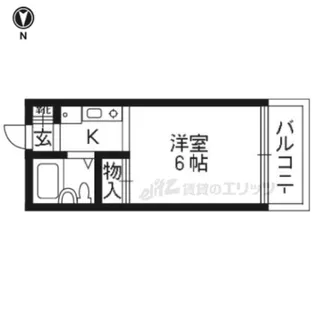 竹本ビル【507号室】の間取り