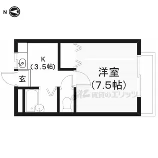 湖東ハイツ第3【202号室】の間取り