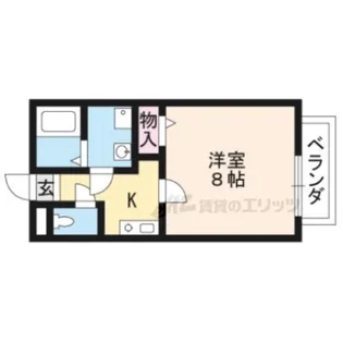 ダイワ・ヴィラノルテ A【1階】の間取り