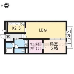 「ユーメイン」【1階】の間取り