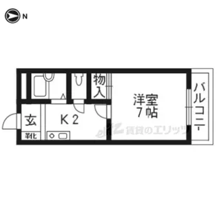 コンフォート長尾【3階】の間取り