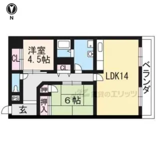 サンコート吉野【306号室】の間取り