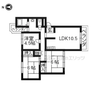 ハイツリバーサイド【003A号室】の間取り