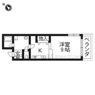 ハピネス渚【1階】の間取り