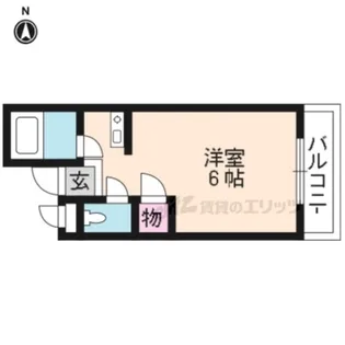 コーポシンフォニー【203号室】の間取り