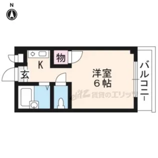 コーポシンフォニー【202号室】の間取り