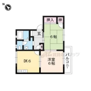 ラフォーレ・リッセ【1階】の間取り