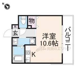 ルーセントオーデンアネックス【1階】の間取り