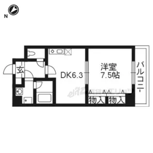SION【106号室】の間取り
