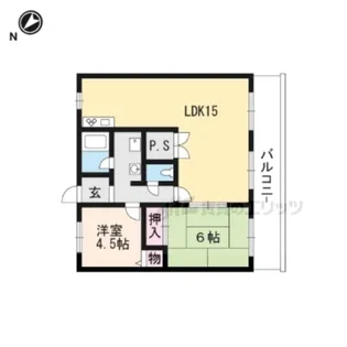 カルフール?【4階】の間取り