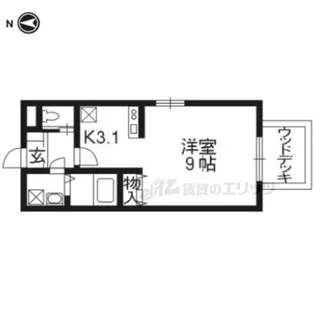 グランパルク【1階】の間取り