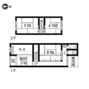 京都府京都市西京区大枝西長町【一戸建】の間取り