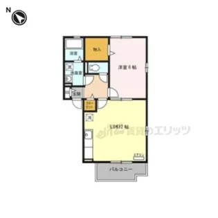 リストワール甲西【2階】の間取り
