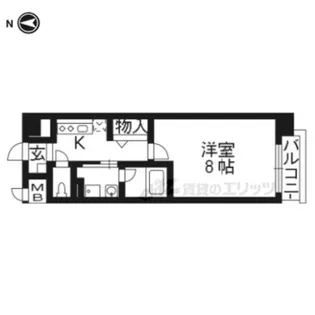 Nadia【602号室】の間取り