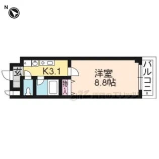 ソレイユ豊Part-2【2201号室】の間取り