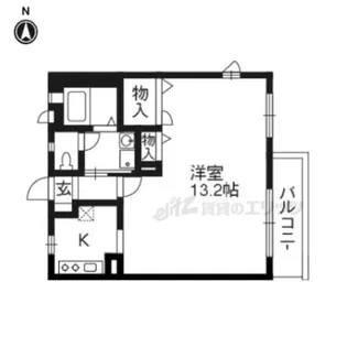 シャーメゾン・シュウガコウ【201号室】の間取り