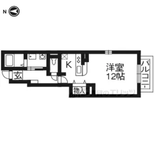 フィオーレ0【101号室】の間取り