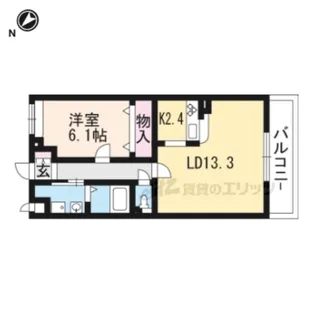 Brick Yard【5階】の間取り