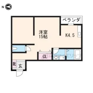 ジャルダン?【205号室】の間取り