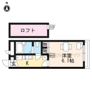 レオパレスCONY【1階】の間取り