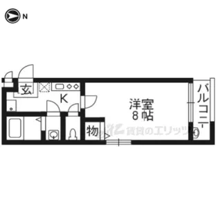 フラッティ大和【302号室】の間取り