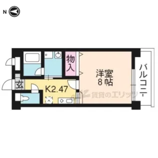 おーりとーり【203号室】の間取り