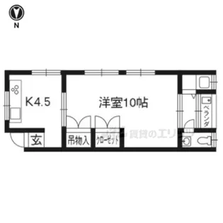 日生ハイツA棟【307号室】の間取り