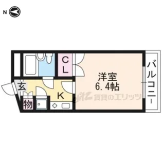 マナーハウスB棟【410号室】の間取り