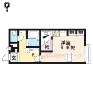 レオパレススワンコート?【204号室】の間取り