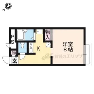 レオパレスTMS【204号室】の間取り