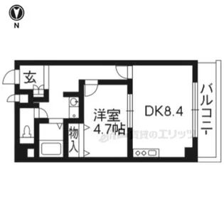 M’プラザ津田駅前十二番館【501号室】の間取り