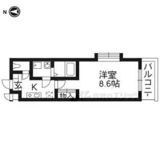 メゾン・ホープ【4-D号室】の間取り