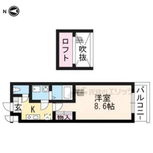 メゾン・ホープ【5-B号室】の間取り